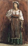 William Stott of Oldham Italian Woman France oil painting artist